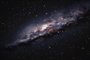 A stunning view of the spiral galaxy captured against the backdrop of deep space in clear detail photo