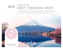 Best Tourism Spot Awards Certificate template