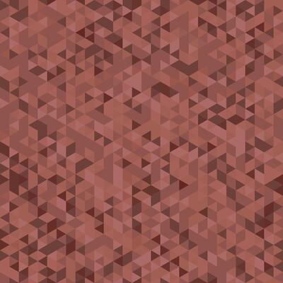 Red seamless geometric pattern. Color tile mosaic triangle endless texture. Abstract trendy endless background. Fashion tileable print