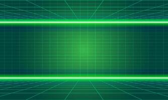 3D perspective of wireframe room background vector