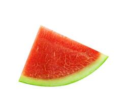 Watermelon slices isolated on white background photo