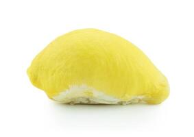 King of fruits, durian on white background with clipping path. photo