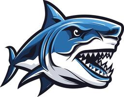Powerful and fierce, this illustration of a great white shark is perfect for any design needing a touch of danger and excitement vector