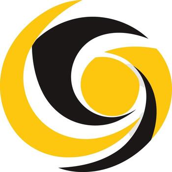 Abstract Design with Interlocking Shapes vector