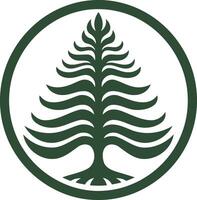 Green Tree Logo Design vector