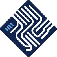 Abstract Circuit Board Design vector