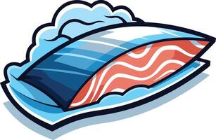 Fresh Sashimi on Ice vector
