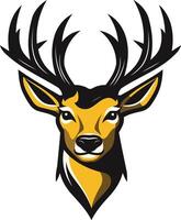 Majestic Buck with Antlers vector