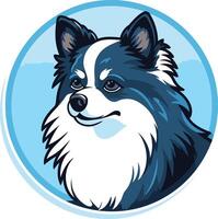 Adorable cartoon chihuahua with a friendly smile, perfect for pet related businesses, websites, and social media vector