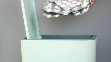 pills and blister packs in a bin video