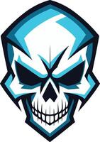 A fierce and modern skull logo, perfect for gaming teams, esports, or any brand looking for a bold and edgy identity vector