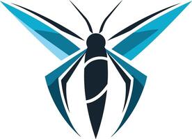 Abstract butterfly logo design with a modern and stylish look vector