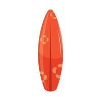 Surfboard illustration isolated on white background vector