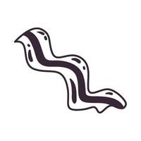 Bacon icon illustration on white background vector
