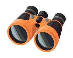 A pair of binoculars on a white background vector