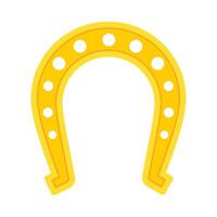 A horseshoe icon on a white background vector