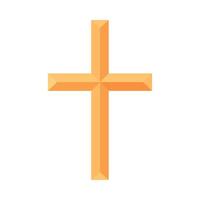 A cross icon in flat style vector