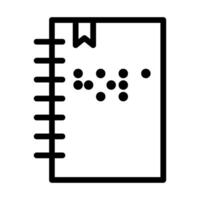 A notebook with dots on it vector