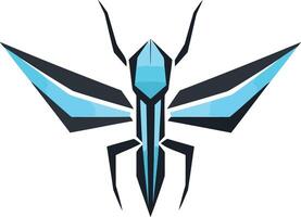 Abstract Geometric Bug Design vector