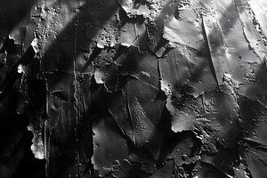 Abstract Textured Surface with Black and Gray Palette - Perfect for Modern Art, Design, or Background Use photo