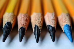Close-Up of Sharpened Pencils - Art Materials and Drawing Concepts photo