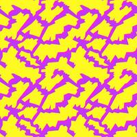 Abstract seamless spotted pattern. Bright pink and yellow background similar to the color of the animal, giraffe, jaguar, leopard. Repeating print for fabric, wrapping paper, textile vector