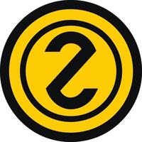 Stylized 'Z' Inside a Circle Logo vector
