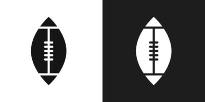 Rugby icon logo set vector