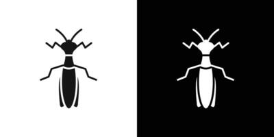 Grasshopper icon logo set vector