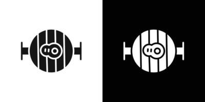 grill icon logo set vector