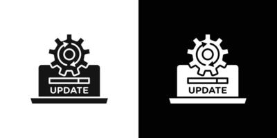 Loading process Update icon logo set vector