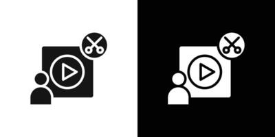Editor icon logo set vector