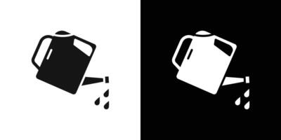 Watering Can icon set vector