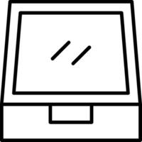 File Drawer Icon Design vector