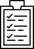 Checklist Icon Design vector