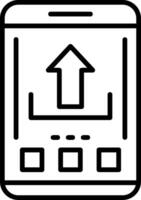Upload Icon Design vector