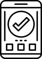 Checkmark Icon Design vector