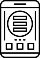 Hamburger menu Icon Design vector