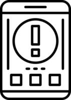 Warning Icon Design vector