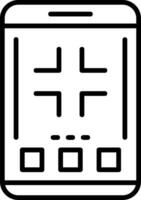 Exit full screen Icon Design vector