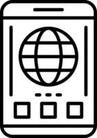 Globe Icon Design vector