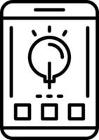 Lightbulb Icon Design vector
