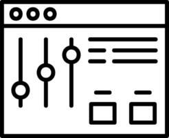 Filter Icon Design vector
