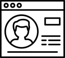 User Profile Icon Design vector