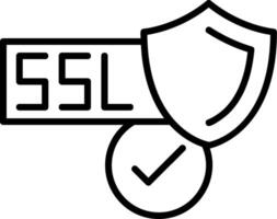 SSL Certificate Icon Design vector