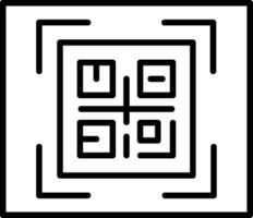 QR Code Icon Design vector