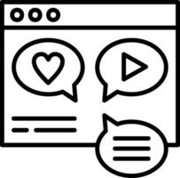 Social Media Integration Icon Design vector