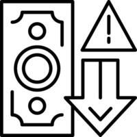 Price Drop Alert Icon Design vector