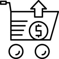 Upselling Icon Design vector