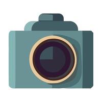 A camera icon on a white background vector